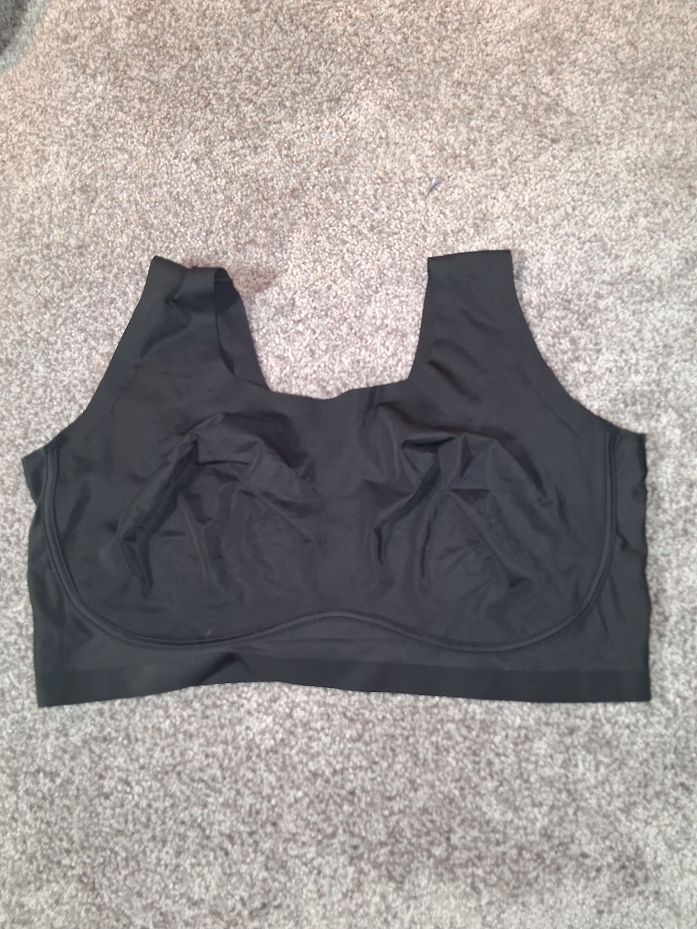 Wireless Black Comfort Support Bra